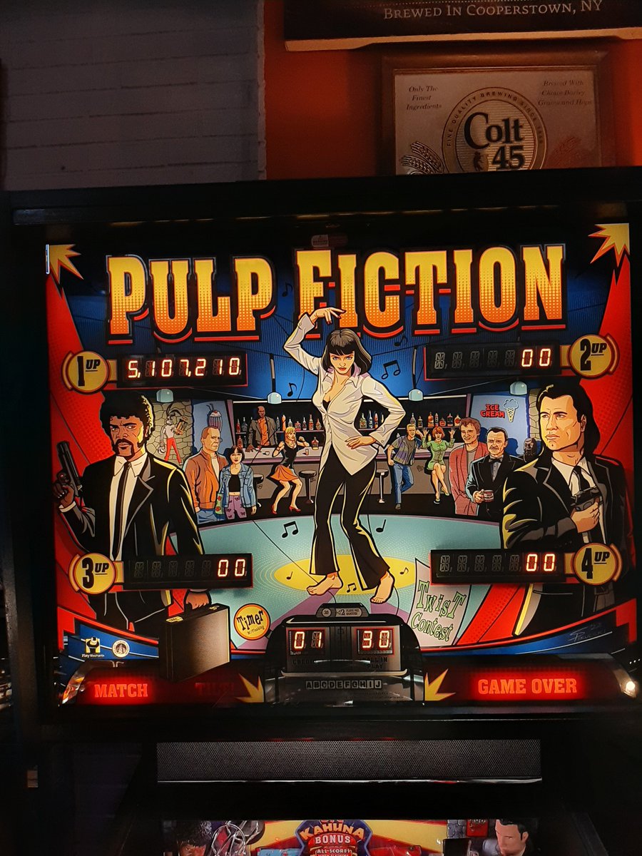 Huge dilemma... Deadpool, Pulp Fiction, or Time Machine??? Real world problems, folks! WE OPEN AT NOON ALL WEEKEND #gebhardsbeerculture #craftbeer #craftkitchen #upperwestside #beerculture #upperwestsidebar #bottleshop #beer #beerlovers #pinball #pinballlife #pinballbar