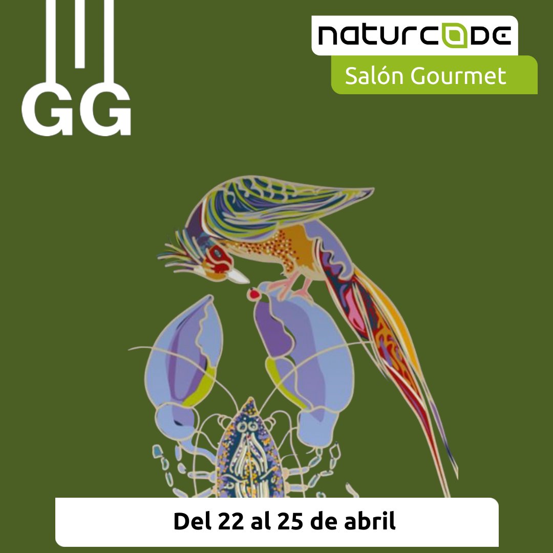 📢 Desde el 22 al 25 de abril @Naturcode estará presente en Salón Gourmet, la feria de #alimentación y #bebidas de calidad nº1 en #Europa, representando el #etiquetadointeligente de los exquisitos productos de #Burgos #Huelva y #Granada 
¡Ven a descubrir el consumo consciente!