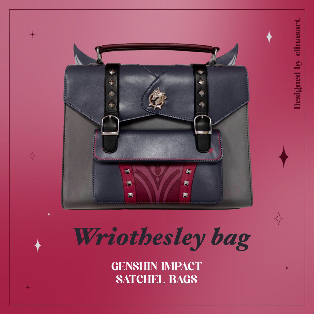 Wriothesley satchel bag 🐺💼