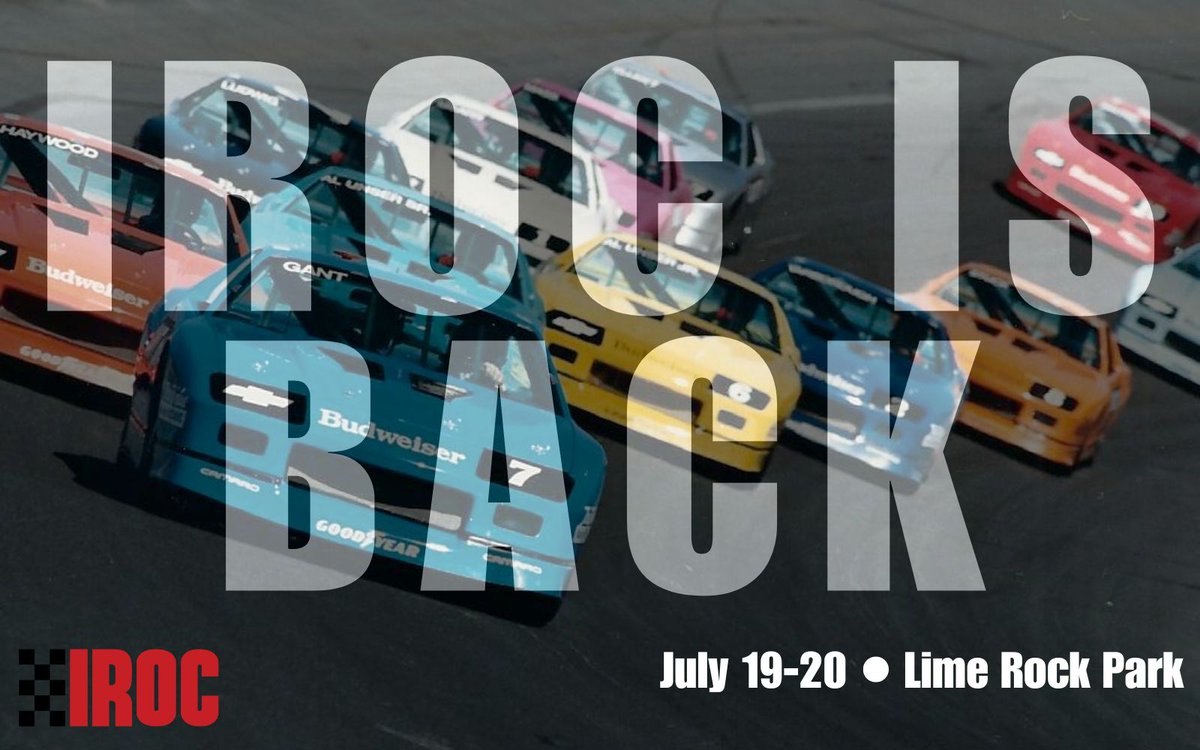 BREAKING NEWS: <a href="/irocofficial/">IROC</a> Returns July 19-20 at <a href="/limerockpark/">Lime Rock Park</a>! Fan-Favorite #IROC Joins SpeedTour All-Star Race for Star-Studded Weekend at Historic #LimeRockPark. Learn more ➡️ svra.com/news/iroc-retu…
