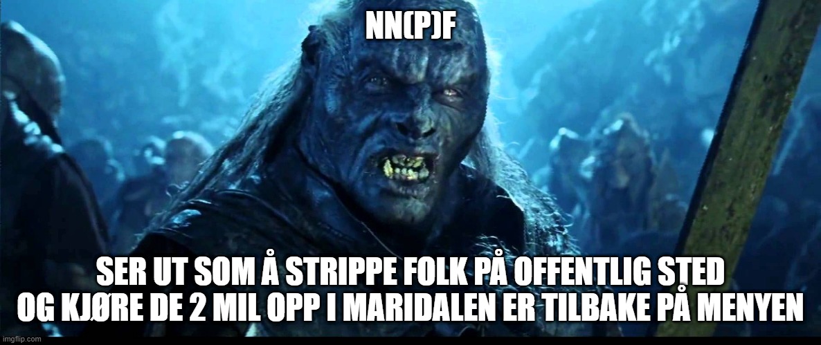 NN(p)F har lagt ut sin egen tolkning: