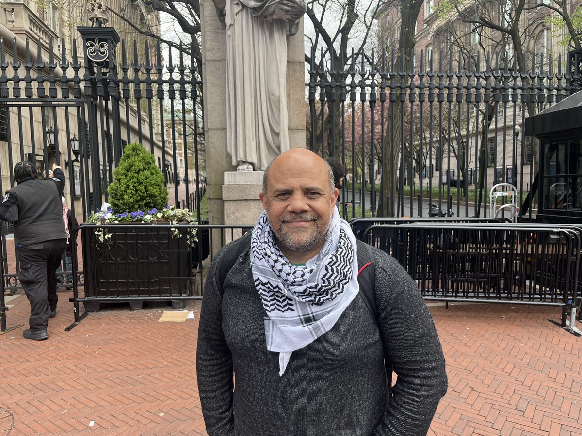 Greetings from Columbia University, where I was just interviewed by CBS News, as a former student here and a current professor, about my horror at Shafik arresting and evicting her students