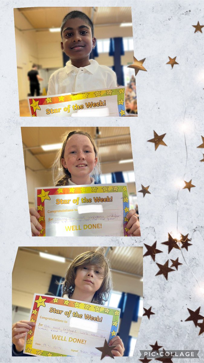 Let’s meet this week super stars. All chosen to receive the #StarOfTheWeek certificate for their class - setting the best example, demonstrating resilience and generally for being A-MA-ZING. #DoWhatMattersMost
#BeTheExample
#SucceedTogether