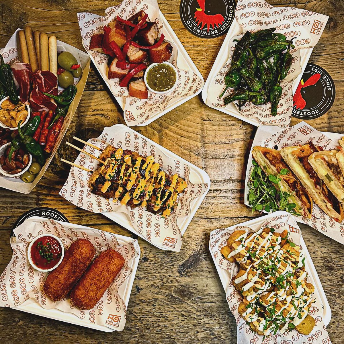 Look at this feast of delicious food and branded food paper galore! 
Looking to up your presentation? 
Drop us a message to order your free sample pack of printed food paper! 
#brandedfoodpaper #foodpackaging