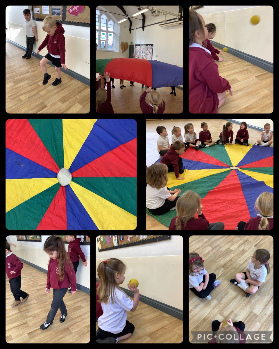 It was like a visit to the circus in today’s Real PE lesson. We practised throwing and catching like a juggler and balancing like a tightrope walker. We also had fun using the parachute as our ‘Big Top’ circus tent. @StAnnes_EHS @BPooleStAnnes @HTelfordStAnnes