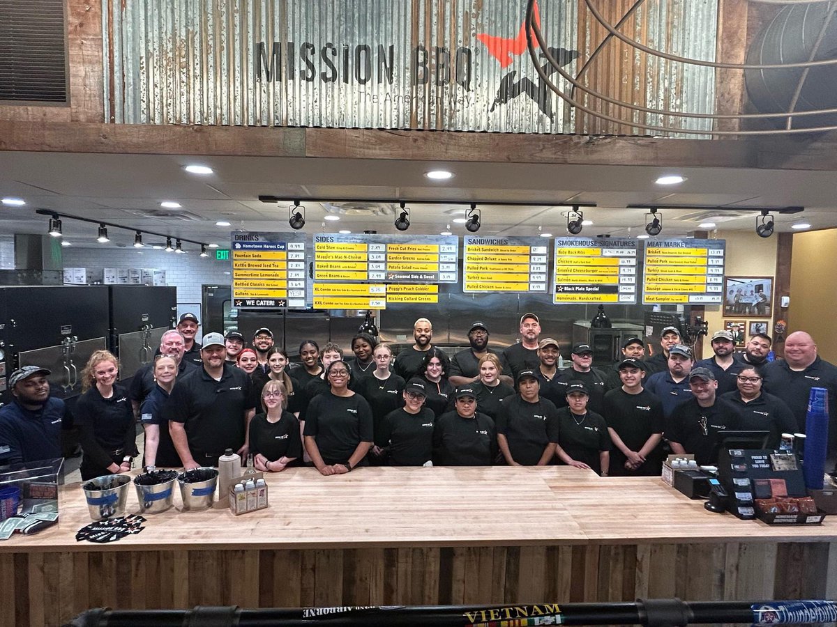 MissionBBQ's tweet photo. Tonight, from 6-9 pm, it's Military Appreciation Night at our newest location in Rehoboth Beach, DE! The first 100 to buy an American Heroes Cup, you get FREE BBQ for a Year.

Even better, all sales go to the @GWOTMF

36740 Seaside Outlet Drive
Rehoboth Beach, DE 19971 https://t.co/jZNEAFPKis