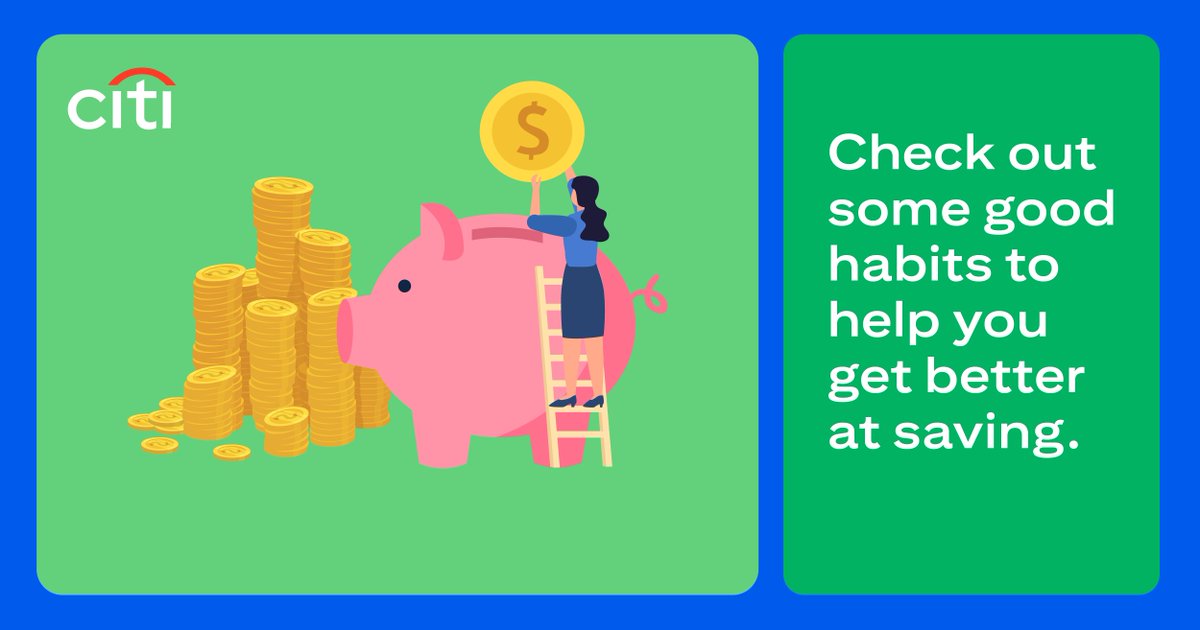 Looking to start saving & budgeting but not sure where to start? People who are good at saving tend to share these key habits: on.citi/3wC7vX1