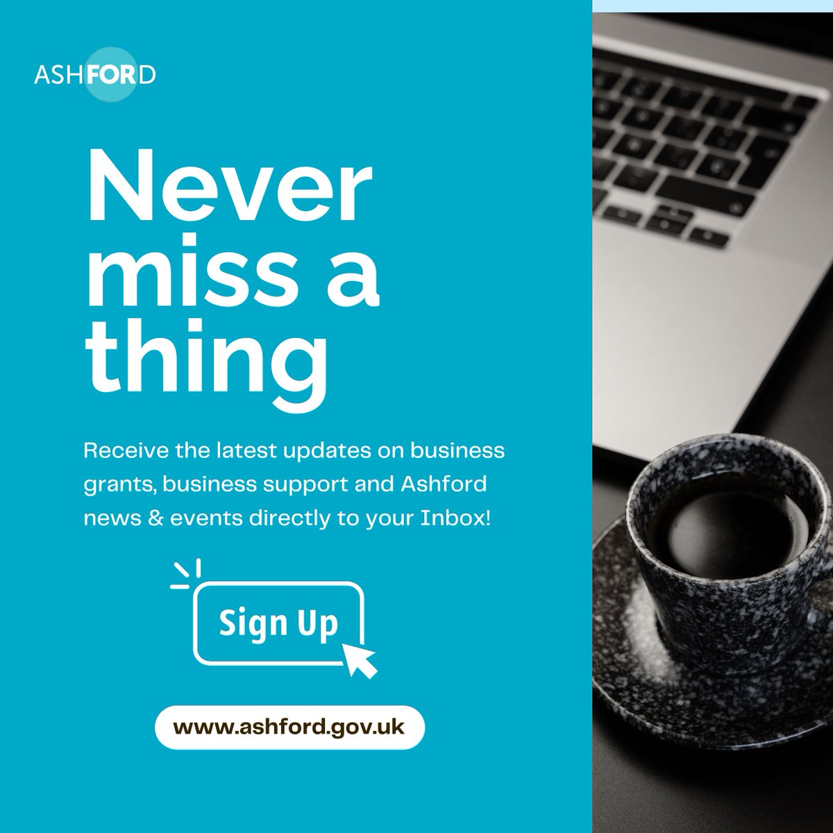 Stay informed about the most recent business grants, Ashford news, and business support by subscribing to the Ashford Business Newsletter. Subscribe now to receive the latest updates directly to your inbox 👉 orlo.uk/A5tU2