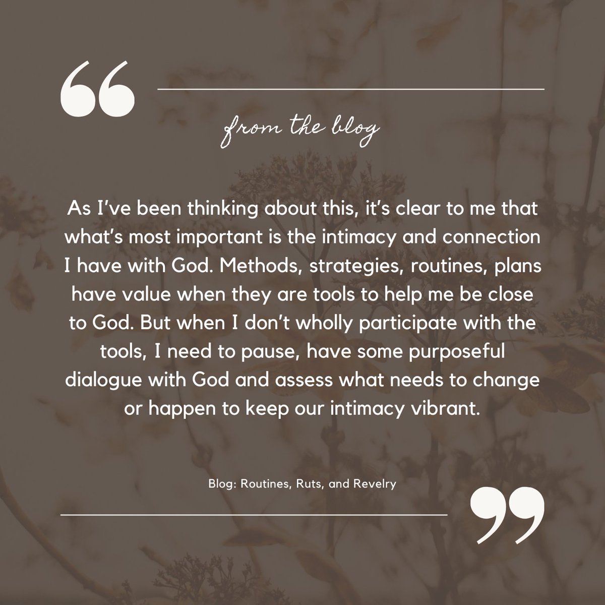 sarahbowling's tweet image. From my recent blog post, "Routines, Ruts, and Revelry". Go check it out on my website!
-
-sarahbowling.org/routines-ruts-…
#Christian #ChristianBlogger #GodsDesign #FaithQuotes #FaithJourney #Bible #Amen