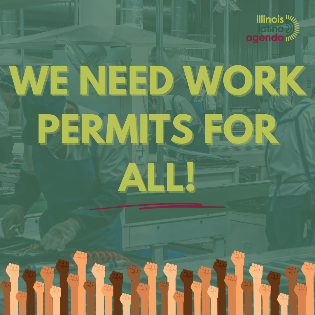 We are calling on President Joe Biden to authorize work permits for undocumented workers throughout the United States. Data by the US Chamber of Commerce found that for every 100 open jobs in Illinois, there are only 76 'available workers.' 
#undocumentedworkers #workpermits