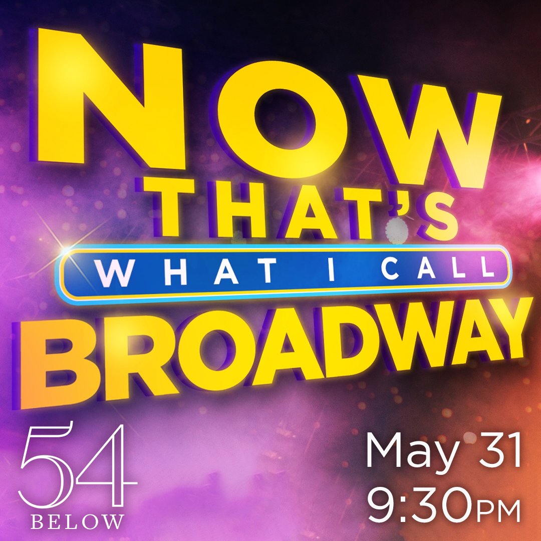 Rock out to fan-favorite numbers from Hairspray, Wicked, RENT, Legally Blonde, and more with this hit series! Now That's What I Call Broadway is back with hits from Tony-winning shows of the past 30 years performed by Broadway vets & rising stars. 54below.org/NowThatsWhatIC…