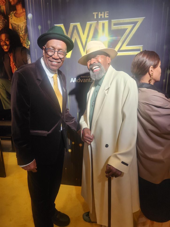 George Faison and I at the opening of #TheWiz He is the original choreographer and creator of The Wiz.