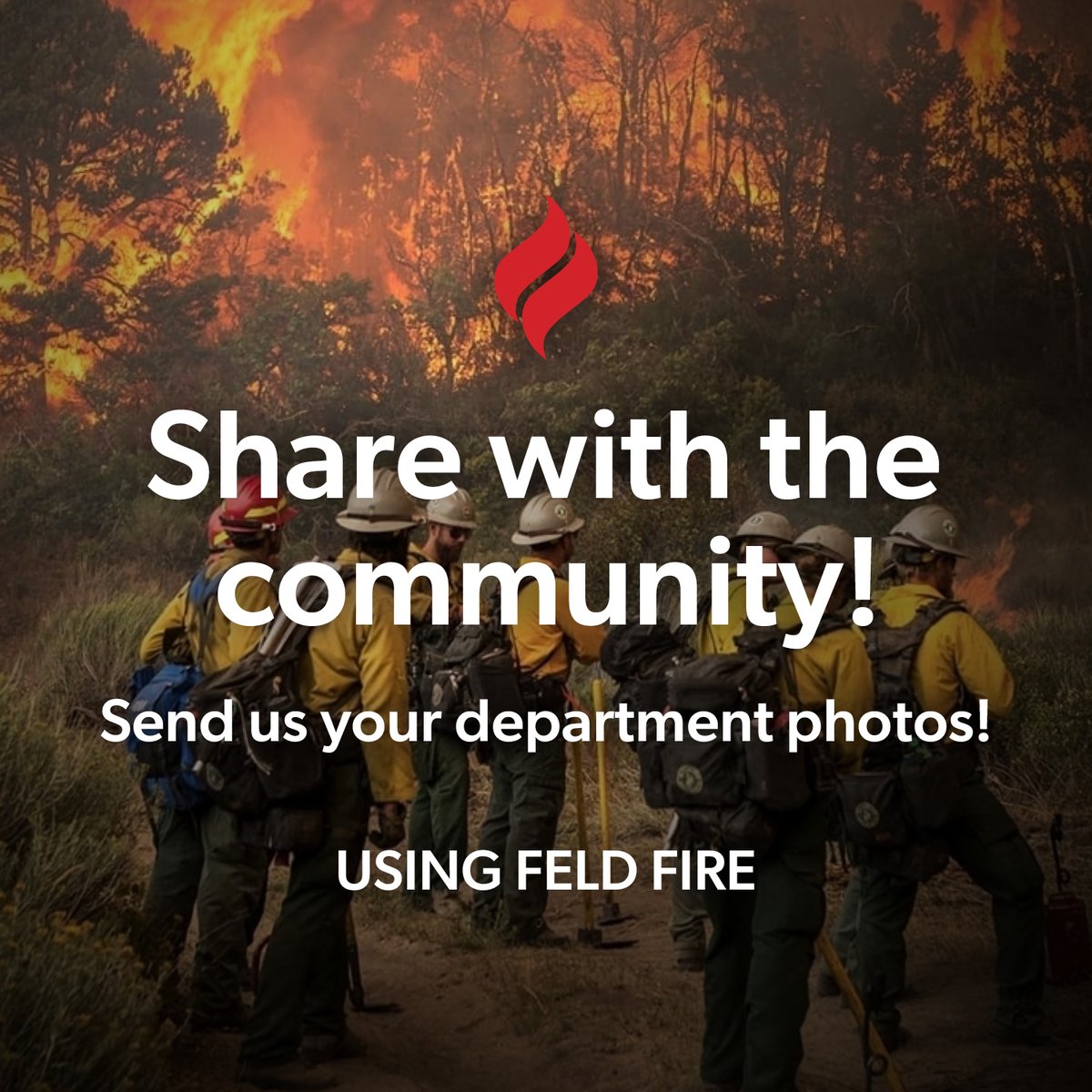 Share photos of your #FireDepartment working on-the-job in the comments below for a chance to be featured in an upcoming social post!

#Community
#FirstResponders
#FeldFire