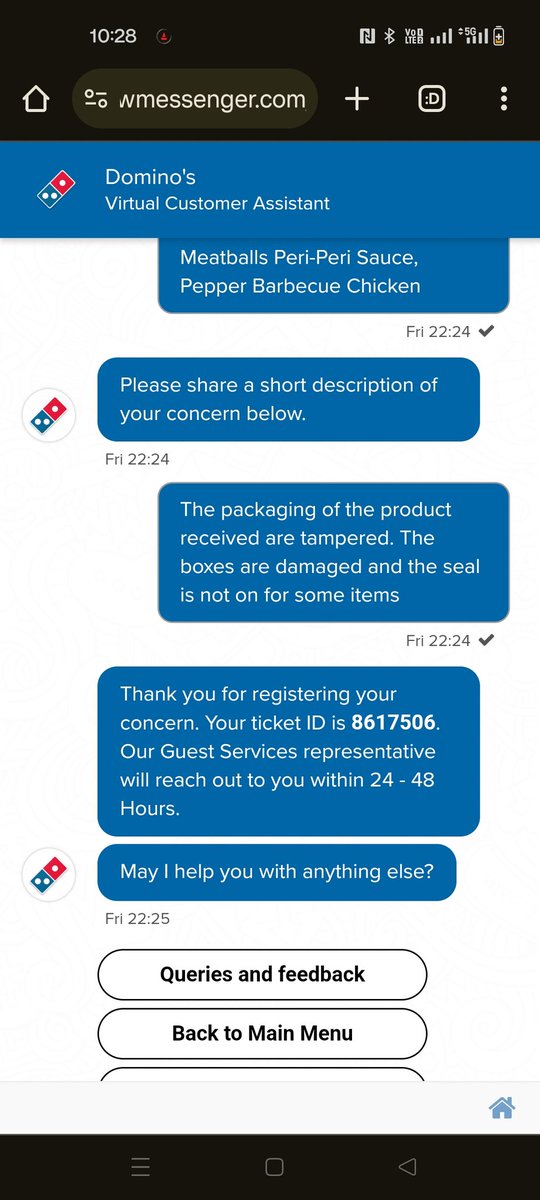 tanay1105's tweet photo. @dominos_india @dominos when did you guys start open box delivery. Is this what we expect as a quality from your end. Better I order pizza from my local pizza shop. What should I do with this order now?
#dominosworstquality #packagingissue
#unhygienic https://t.co/FVbOKkwIwK