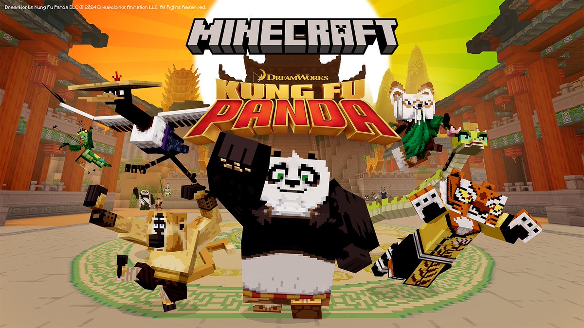 Unleash your inner AWESOMENESS with the Dreamworks Kung Fu Panda DLC for Minecraft! Available now on #NintendoSwitch! Watch the trailer now: ninten.do/6013Y8VWh