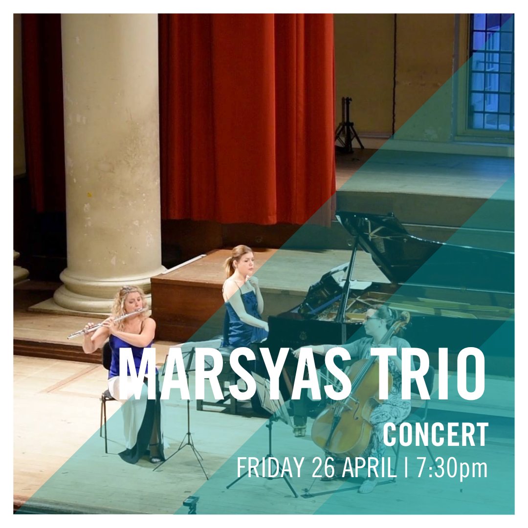 On Friday 26th April, the Marsyas Trio will be presenting an outstanding concert in the Clothworkers Centenary Concert Hall. The Marsyas Trio’s position as one of the UK's foremost mixed chamber ensembles equips the group with a unique musical outlook.

concerts.leeds.ac.uk/events/marsyas…