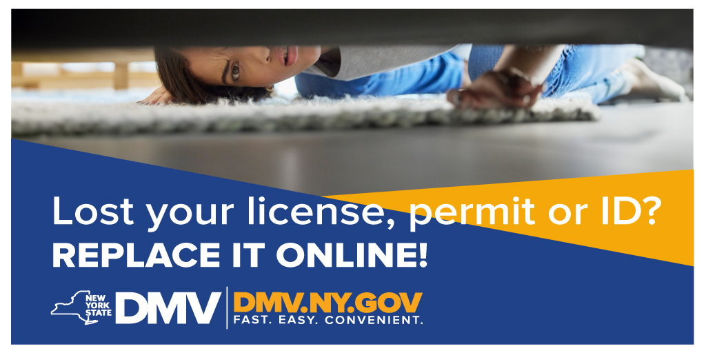 Did you lose your driver license, learner permit or non-driver ID? We can’t help you look for it, but you can replace it quickly and easily online. Details here: transact3.dmv.ny.gov/photodocduplic… #NYSDMV