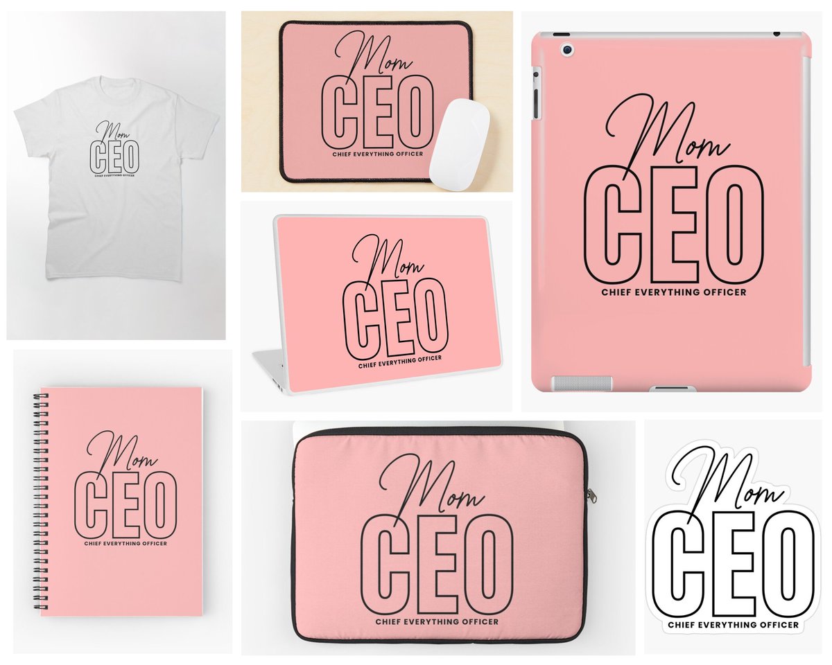 Mom CEO

Shop Collection: redbubble.com/shop/ap/160425…

#redbubble #redbubbleshop #prints #tshirts #mom #mothersday #happymothersday #giftsformom #giftideas #humor #fun #mothersdaygiftideas #giftideasformom #accessories #ipadcase #laptopsleeve #laptopskin #notebook #stickers #mousepad