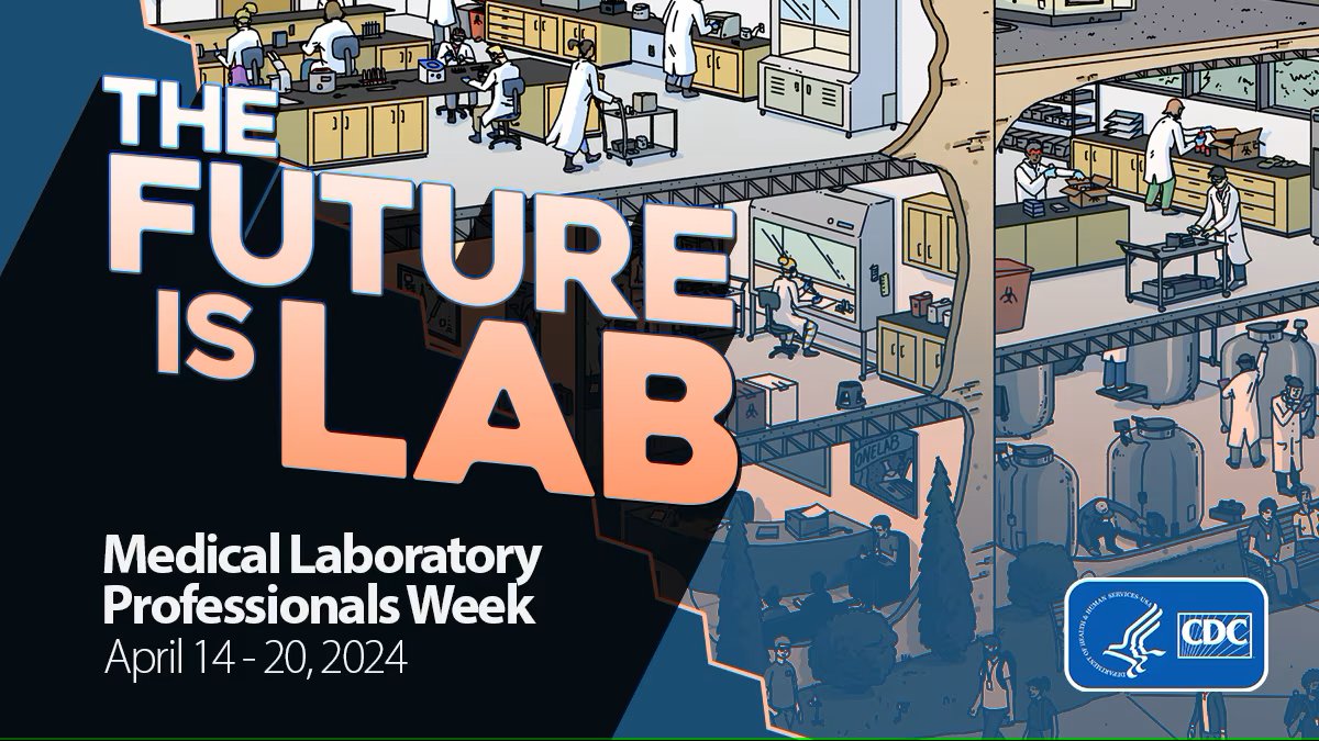 Happy Lab Week 2024! 🔬🧪🥼 We celebrate laboratory professionals who protect our future by skillfully adapting to meet today’s evolving patient care & public health challenges with resilience, innovation, & expertise. Know an amazing laboratory professional? Tag them below ⬇️