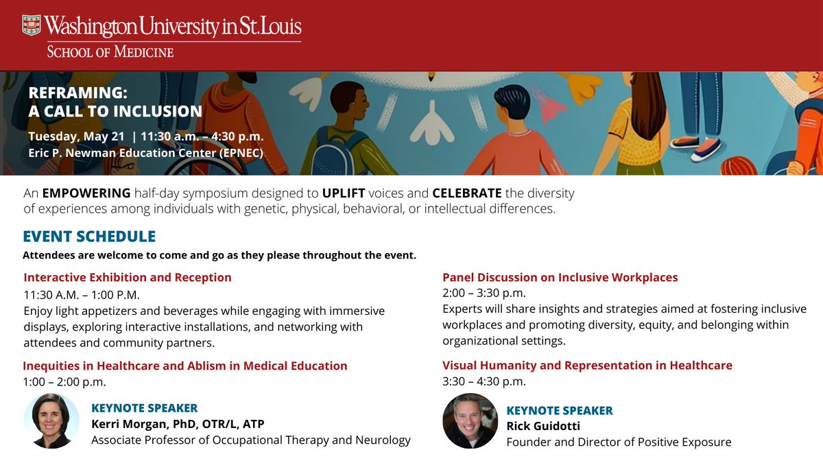 Join #WashUanesthesioloy, @wustlmed, and #STL community partners for a half-day symposium (come & go as you please) on May 21 at 11:30 a.m. designed to uplift voices and celebrate the diversity of experiences. Learn more & RSVP: anesthesiology.wustl.edu/reframing-a-ca…