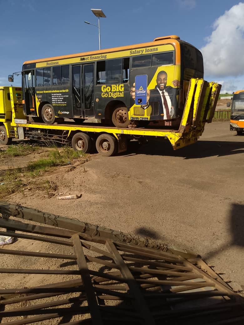 Pioneer Bus Company has today started moving their buses out of Namboole premises to allow the contractor proceed with renovation works.