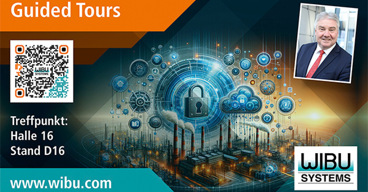 atemagazine's tweet image. Guided Tours at the #HM24! Join the CEO of @WibuSystems on an exclusive tour and experience #CodeMeter in action. 22. & 24.04., 15:00, 23. & 25.04, 10:30. Curious? Register now or come by H16D16!