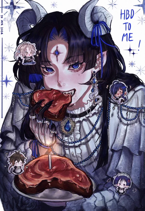04/20 Hbd to me เด็กชายมันฝรั่งเติบโตขึ้นอีกปีแล้วว เย้ นานๆทีเลยวาดมาสตัวเองมาฉลองวันเกิดล่ะค่ะ ( ◡̉̈ ) ถึงจะมีอารมณ์วาดรูปตามสภาพอากาศ แต่ก็จะพยายามผลิตงานออกมาเรื่อยๆ ยินดีที่ได้รู้จักทุกคนที่รักและสนับสนุนผลงานของคุนพุดมาเสมอเลยน้า จากนี้ก็ขอฝากตัวด้วยอีกปีนะคะ