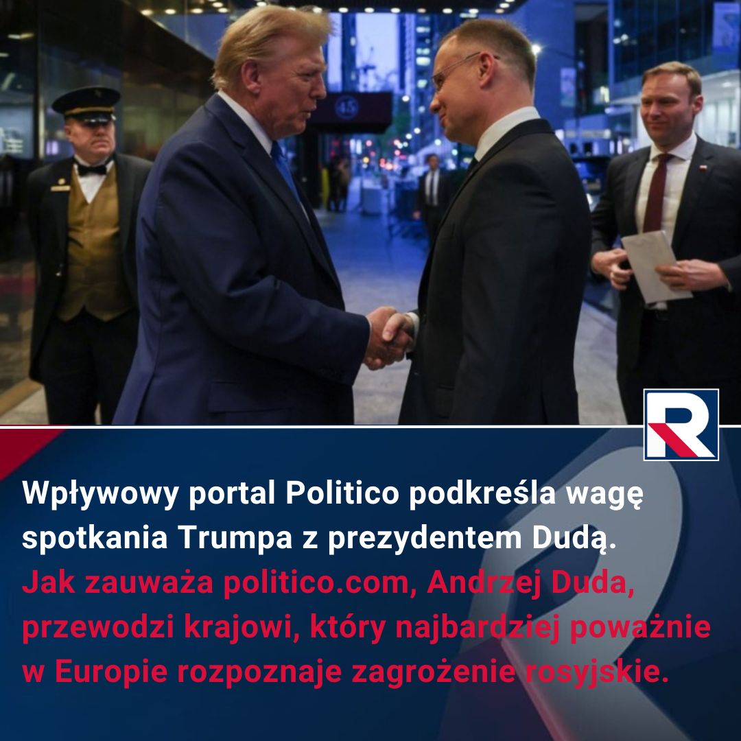 🔴 #WAŻNE | Wizyta prezydenta @AndrzejDuda Stanach Zjednoczonych została pozytywnie oceniona przez zagraniczne portale internetowe 🇵🇱🇺🇸 #włączprawdę #TVRepublika