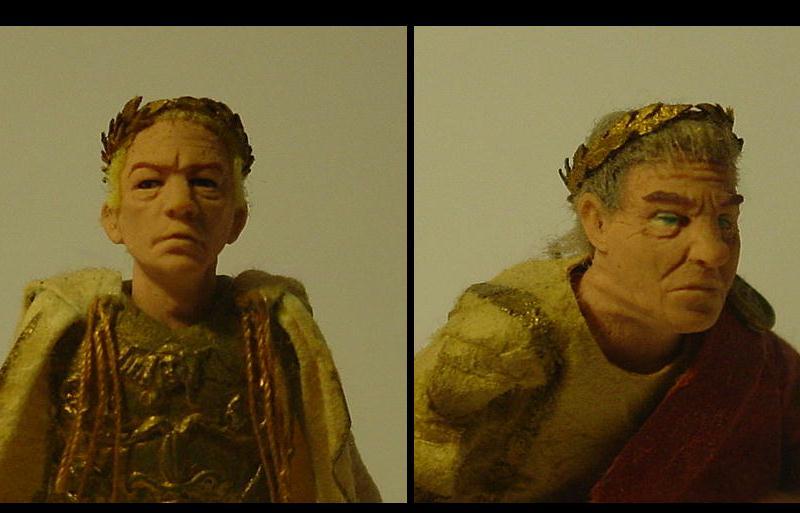 LewcusTellow's tweet photo. Models of four of the Emperors of Rome from the classic BBC TV Epic, I, Claudius. Augustus (Brian Blessed), Tiberius (George Baker), Caligula (John Hurt), and Claudius (Derek Jacobi).
#IClaudius #AncientRome #Caesars #RomanEmperors #Sculpture #modelmaking #BBC https://t.co/lYBbEHSmMQ