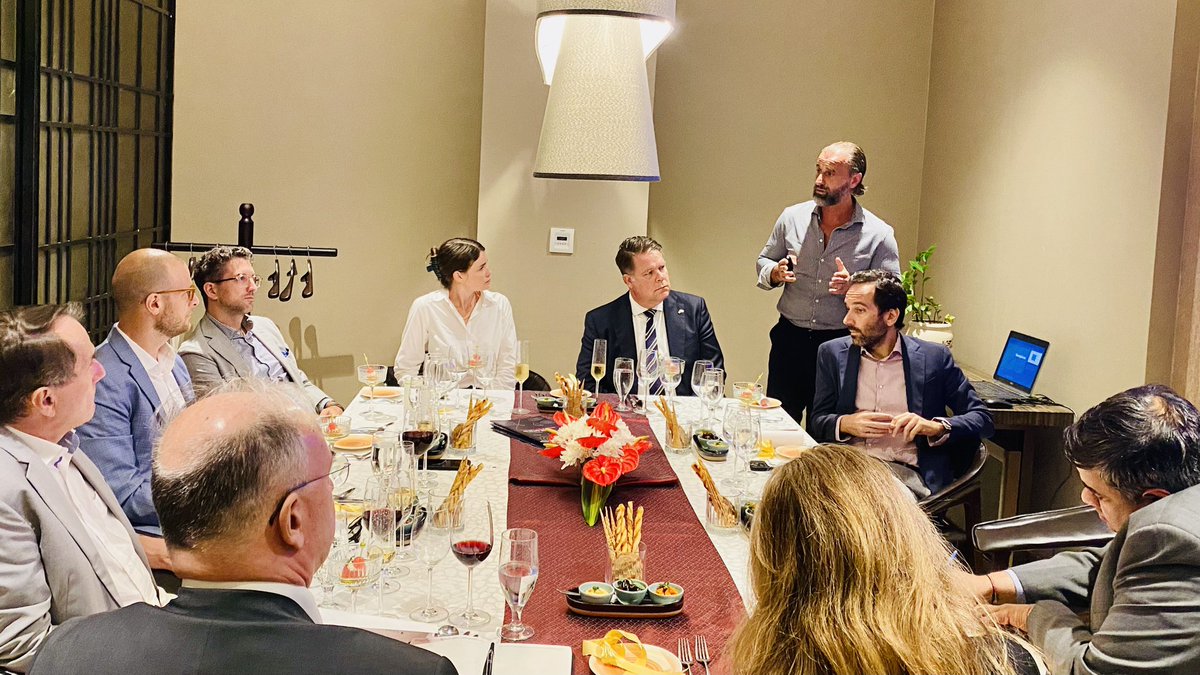 How do you define #meaningfulness and how do we build meaningful organisations? It was a great pleasure to host philosopher and businessman @MortenAlbaek and Consul Generals in Bangalore and get inspiration, share reflections and discuss what constitutes meaningfulness at work.