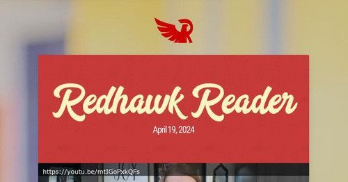 Please read this weeks Redhawk Reader! We hope you all have a wonderful weekend! #WeAreRennell buff.ly/4b2NAzq