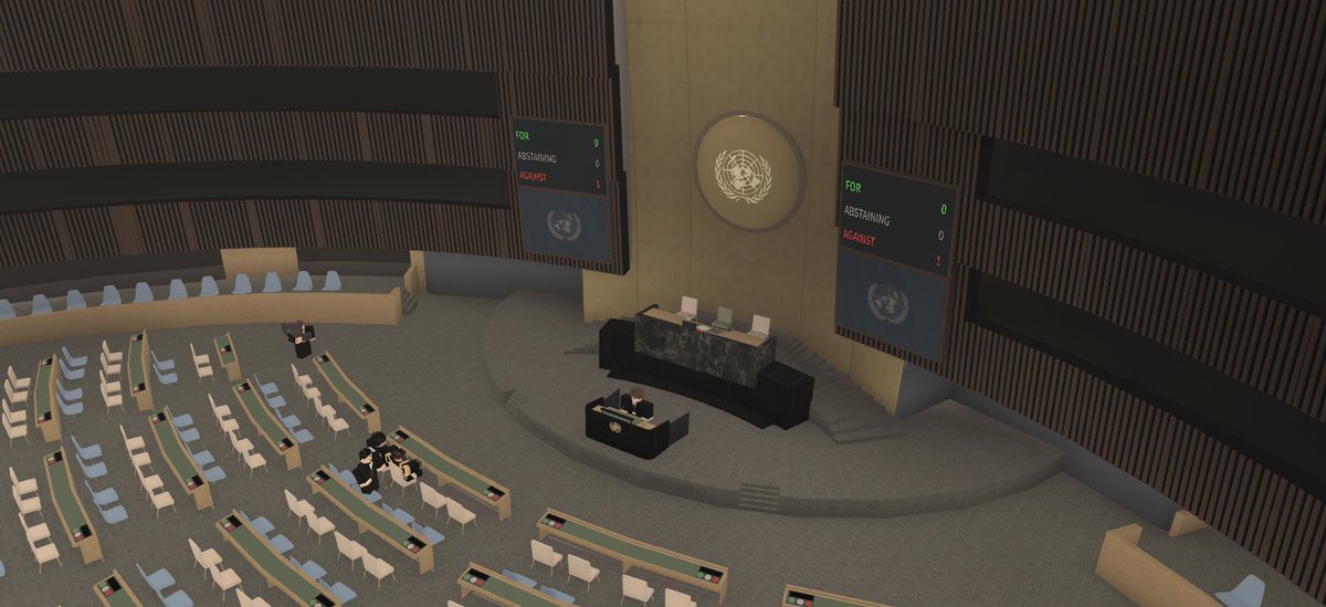 TheRoNationsCom's tweet photo. Assembly, hosted by Tunisia, attended by @rbx_Corcaigh and new Zealand

#roblox #RobloxDev #un #UN #ronations #unitednations https://t.co/qKfAnHRRqG