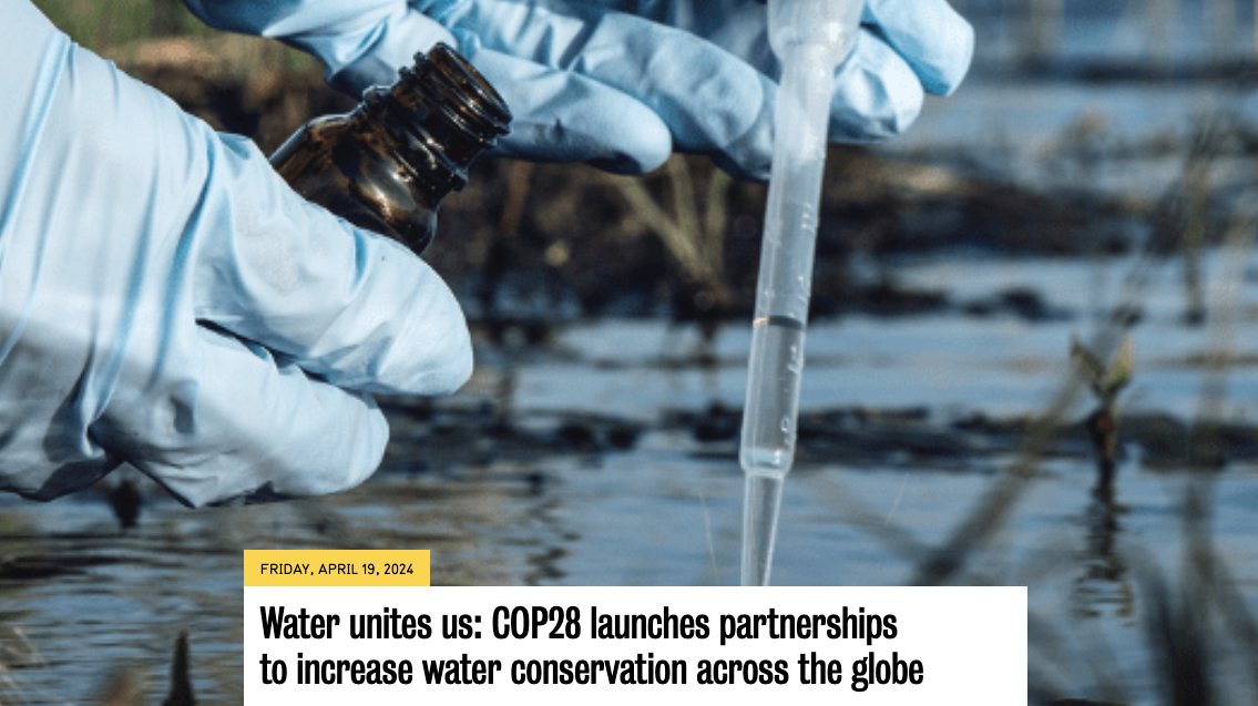 One of our virtual delegates for COP28, Harshina Brijlall (@harshina_b), a PhD student in @WaterlooBio @WaterlooSci, shares how water played a critical role in the proceedings at the international conference. Read more: uwaterloo.ca/climate-instit… #UWaterloo