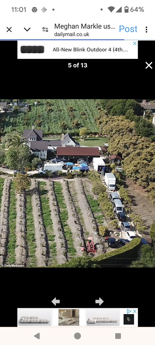 Ambitchous402's tweet photo. Maleficent using someone else's property for tv show. The grift continues. It will look the orchard is hers. #MeghanMarkleAmericanPsycho #MeghanMarkleIsAConArtist #MeghanMarkleEXPOSED #homelessharry #jamscam
#ScamJam https://t.co/SELjlXoIvc