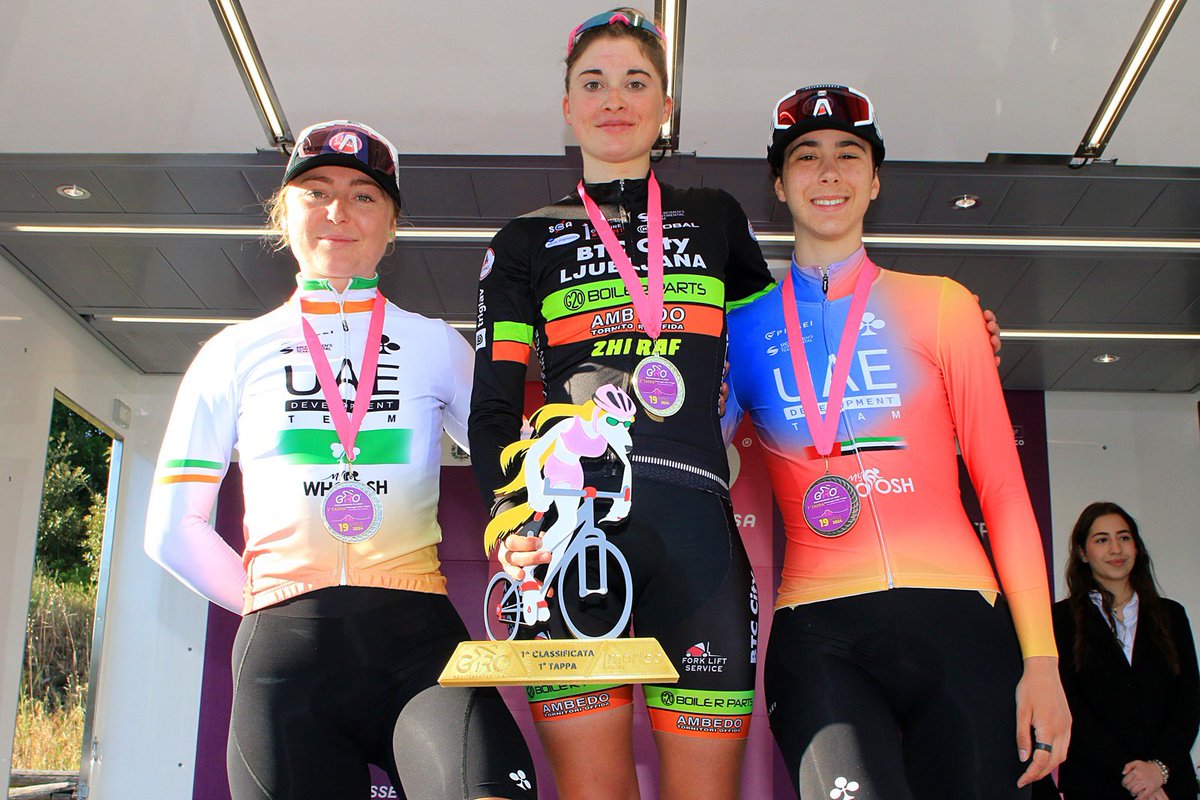 🚴‍♀️Double podium at the Giro del Mediterraneo in Rosa: Lara Gillespie and Federica Venturelli conquer the second and third positions 🥈🥉

#Believe #WeAreUAE #WeRideToInspire #UnitedToBeStronger #Cycling #Womencycling #UAEDevoTeam

📸 F.Ossola