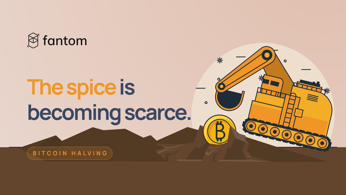 Today we celebrate another #Bitcoin halving.

In 2008, Satoshi Nakamoto published a paper on a new electronic cash system that started a financial revolution.

16 years have passed, and at #Fantom, we're continuing to innovate in one of today's most pivotal industries.