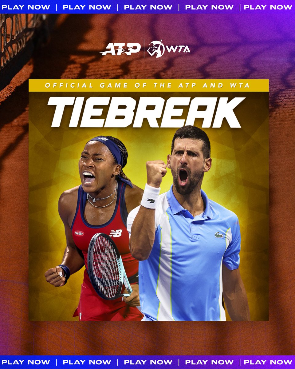 TIEBREAK: The official game of the ATP & WTA Tours 🎮🎾 Featuring a roster of more than 100 professional players – the most to ever grace a tennis game. Available on Early Access for PC (Steam) and scheduled for later this year on PlayStation, Xbox, and Nintendo Switch!