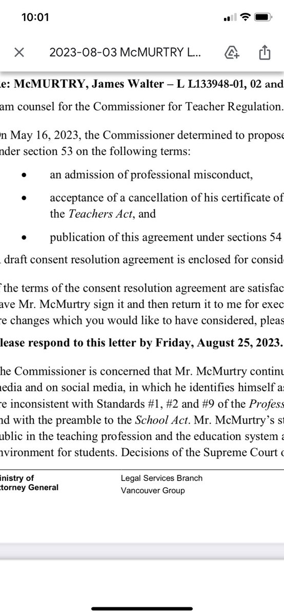 The B.C. Teacher Regulation Branch (TRB) proposed I admit professional misconduct and be banned from teaching for life without hearing from me. I meet TRB inquisitors on May 1st. I will ask who regulates them.