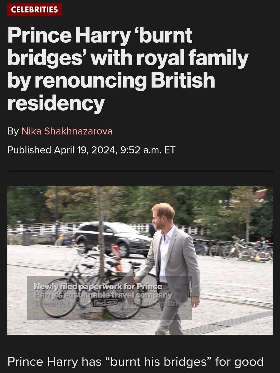 #KingCharles is the one that burned that bridge (Frogmore), #PrinceHarry just blew the fire out, but DAMMMM how many BRIDGES do they have? 👇🏽🙄