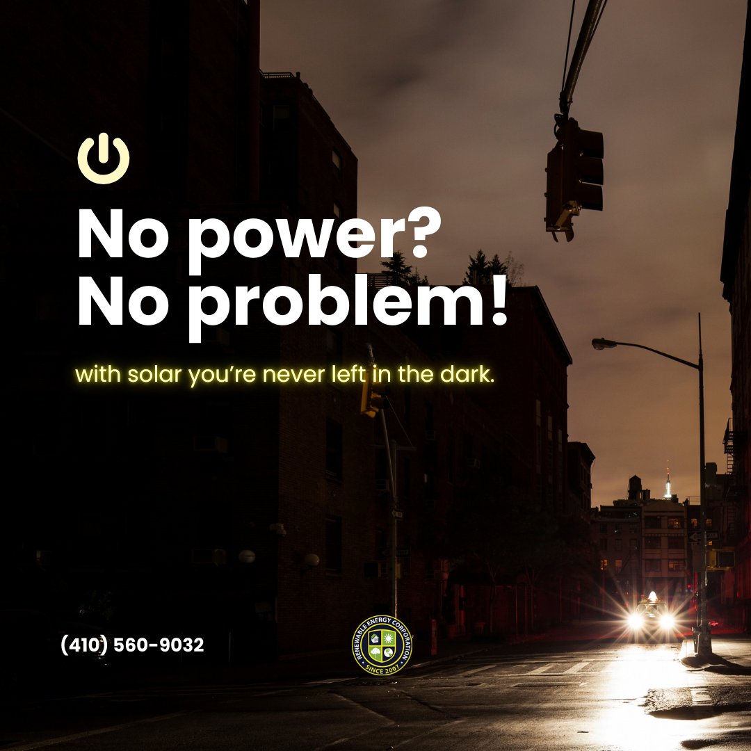 Lost power again? Don't sweat it! ☀️ With solar energy, darkness is just a myth. Say goodbye to outages and hello to endless sunshine! 💡 #SolarSolutions #NoMoreBlackouts #BrighterTomorrow