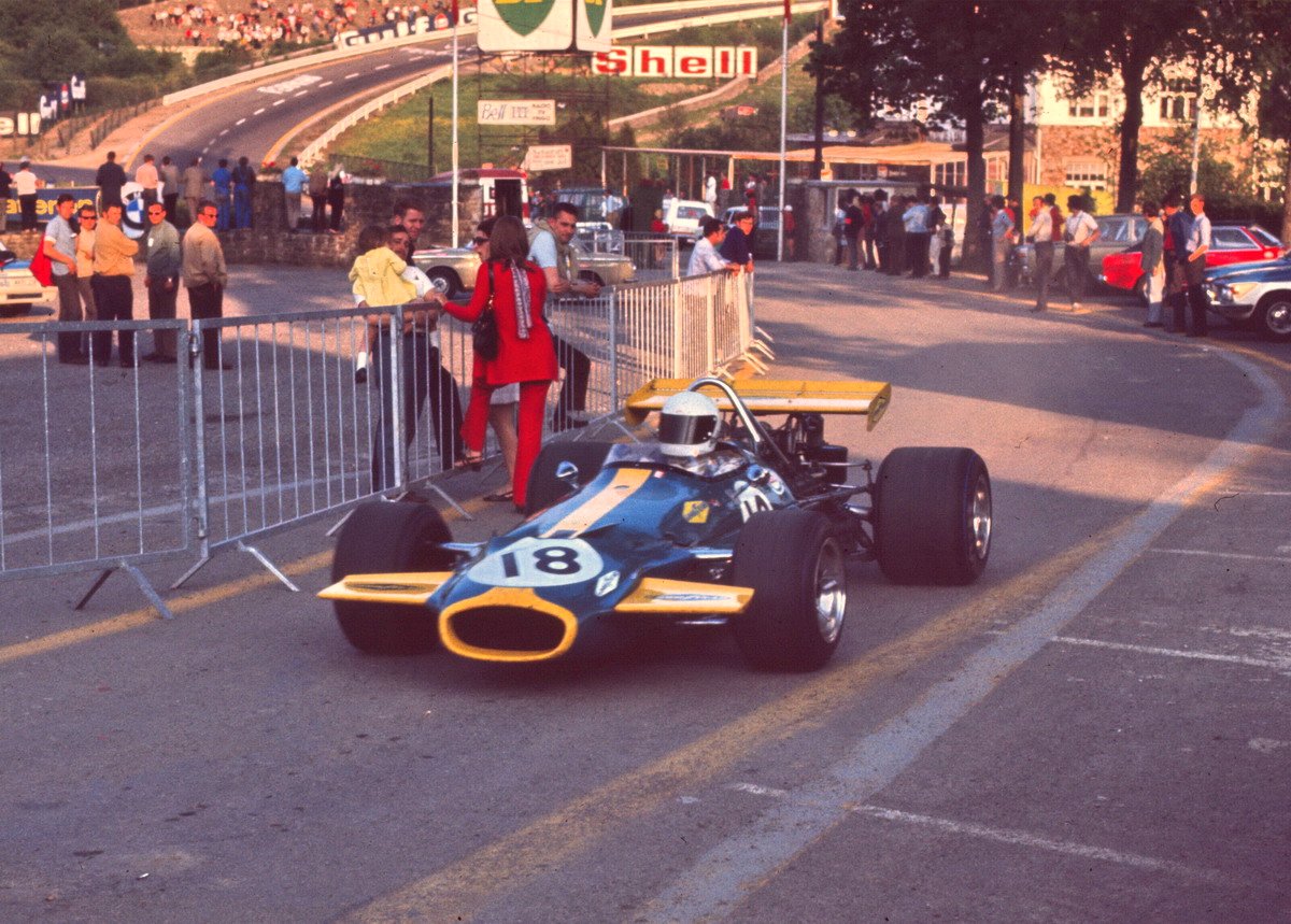 . 🏁jack brabham belgium 1970 #F1 🏁 Jack #Brabham (AUS) (#Brabham Racing Organisation), #Brabham BT33 - Cosworth V8 (RET)1970 Belgian Grand Prix, Circuit de #Spa-Francorchamps ' 🏆 internal-combustion.com/nuvolari/jack-… 🏆 .