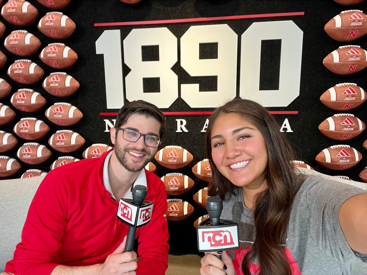 🔴🌽🏐: @HuskerVB libero @Alexis14Rod chatted with Brandon Aksamit for the @1890Initiative Big Red Rally on @NewsChannelNE! 📺️ Click the link below to support Husker student-athletes through NIL: tinyurl.com/4sse2myp #BigRedRally #1890 #NIL