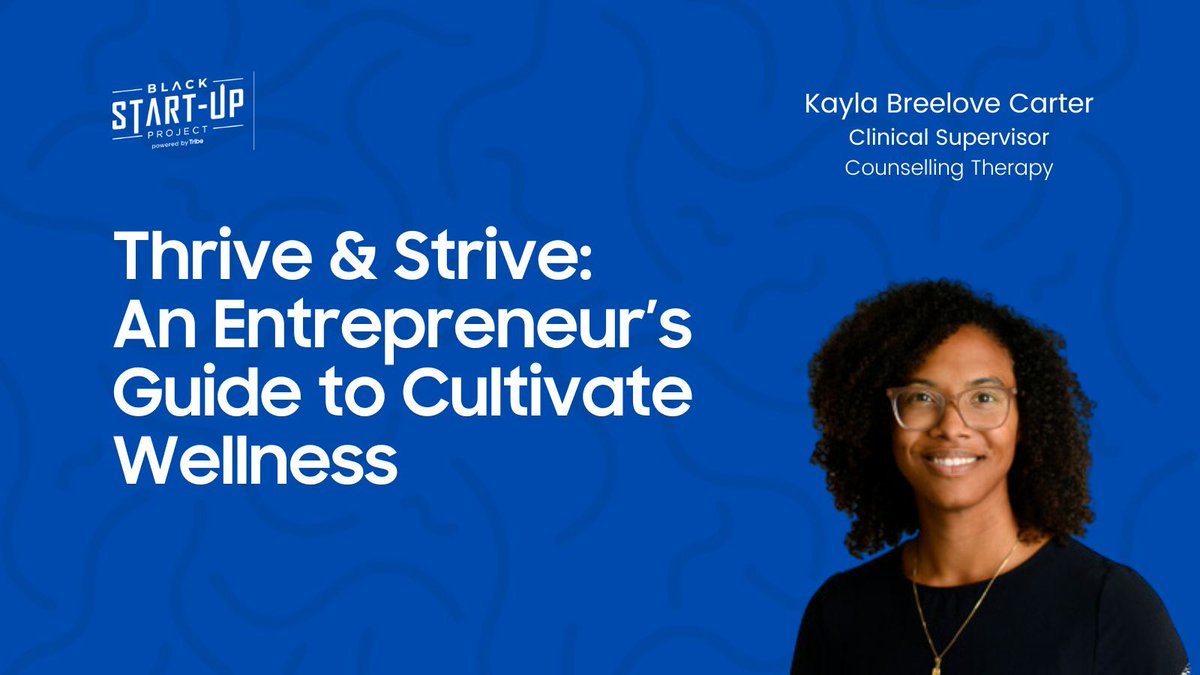 Are you an individual seeking to balance entrepreneurship with personal wellness? If you missed the 1st session in March, Join us on April 24th by 12pm for another interactive session: An Entrepreneur’s Guide to Cultivate Wellness. Register today 🔗 👩🏾‍💻: bit.ly/ThriveandStrive