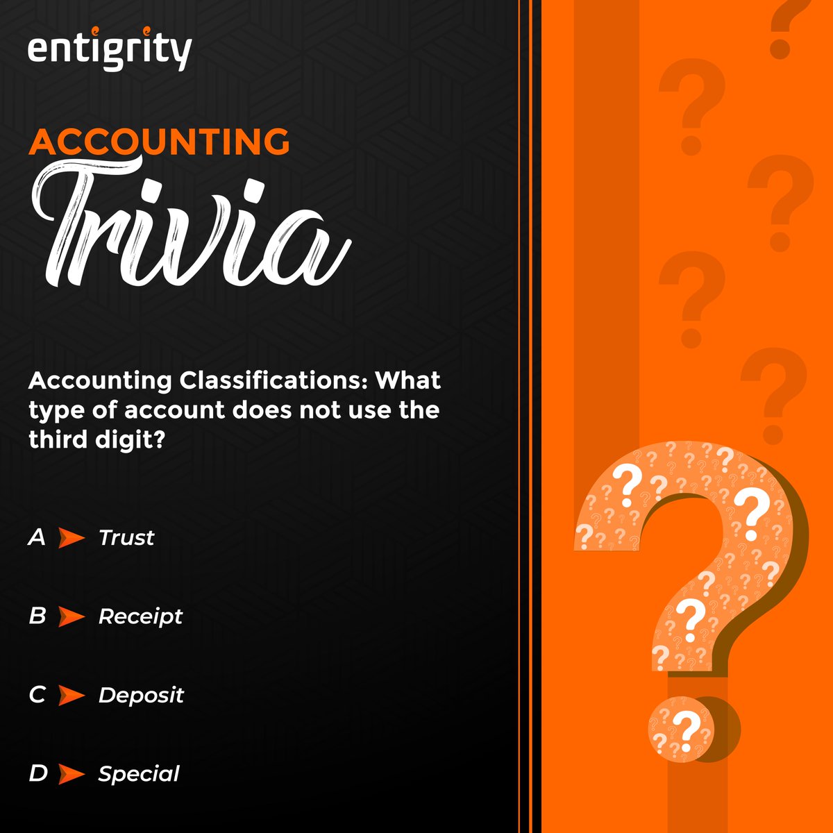 Are you smart enough to answer this “Accounting Trivia Quiz”? Test your knowledge now. #Entigrity #AccountingQuiz #Accounting