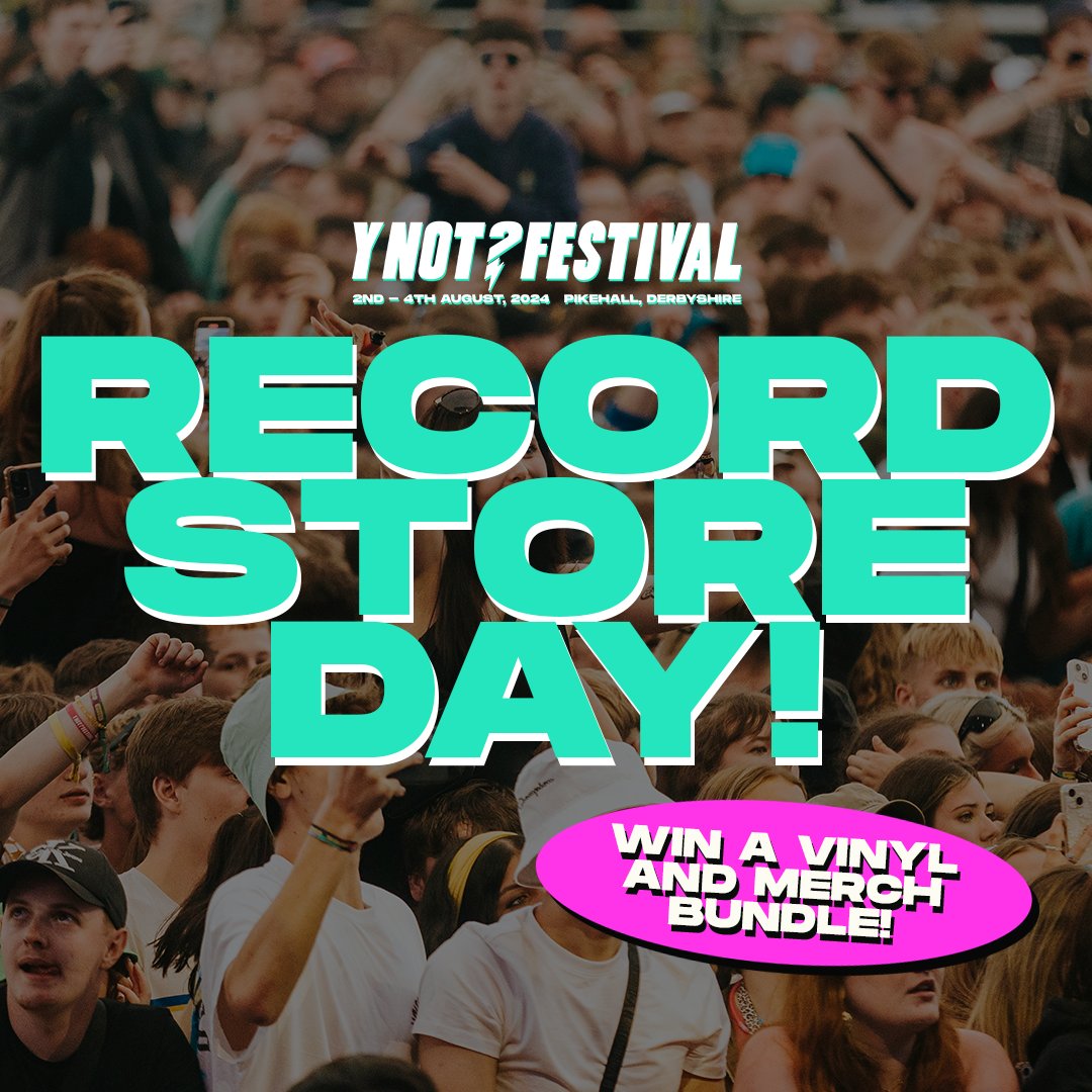 It's Record Store Day! LIKE and COMMENT on this post to be in the mix to WIN a bundle of records (plus some merch 👀) from some of our stunning line up 💿⚡ We'll announce a winner on May 1st! Good luck