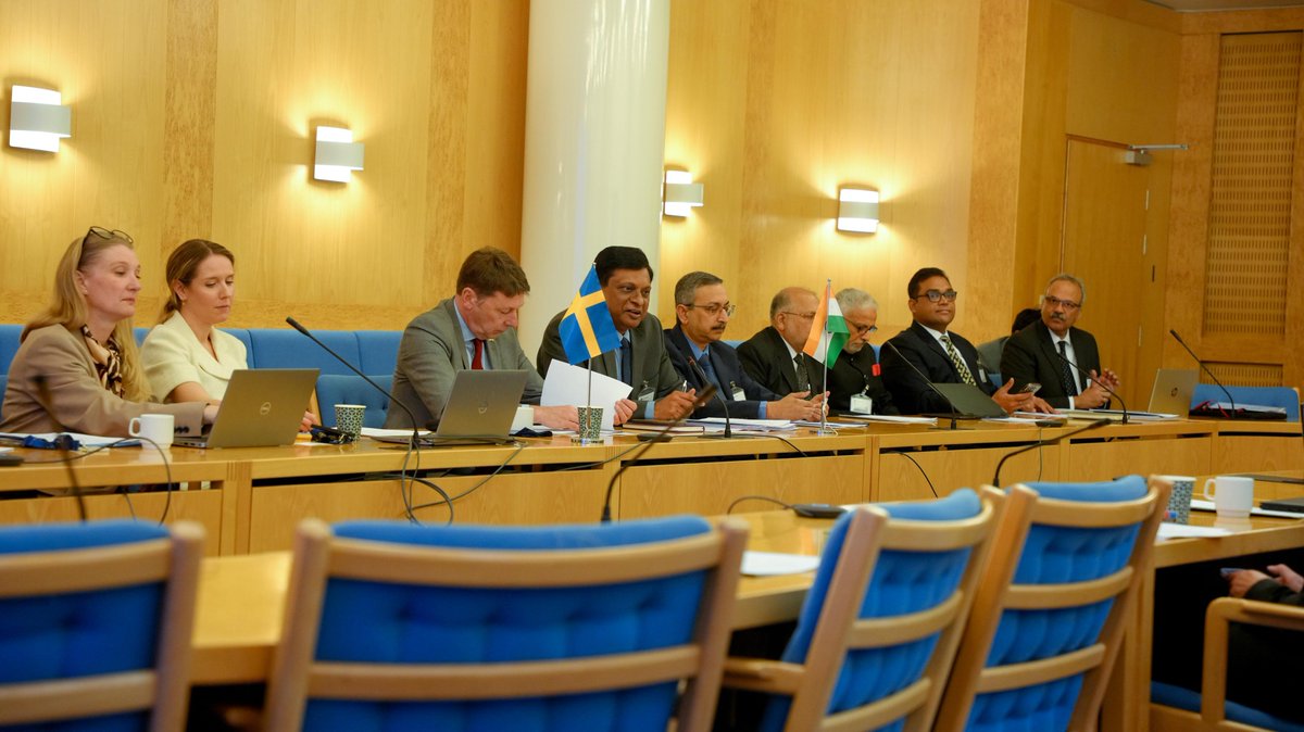 Dr. Basant Garg <a href="/AddlCEONHA/">Dr. Basant Garg</a> &amp; Mission Director, ABDM represented NHA as part of Indian Delegation in the 13th Joint Working Group between India &amp;Sweden.

#digitalhealth #AyushmanBharat