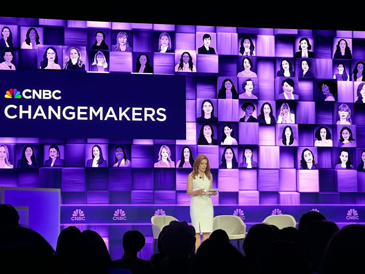 Thank you @JBoorstin and @CNBC for a wonderful inaugural Changemakers event. I am proud to be included as a 2024 Changemaker, and excited to see how this program grows over time.