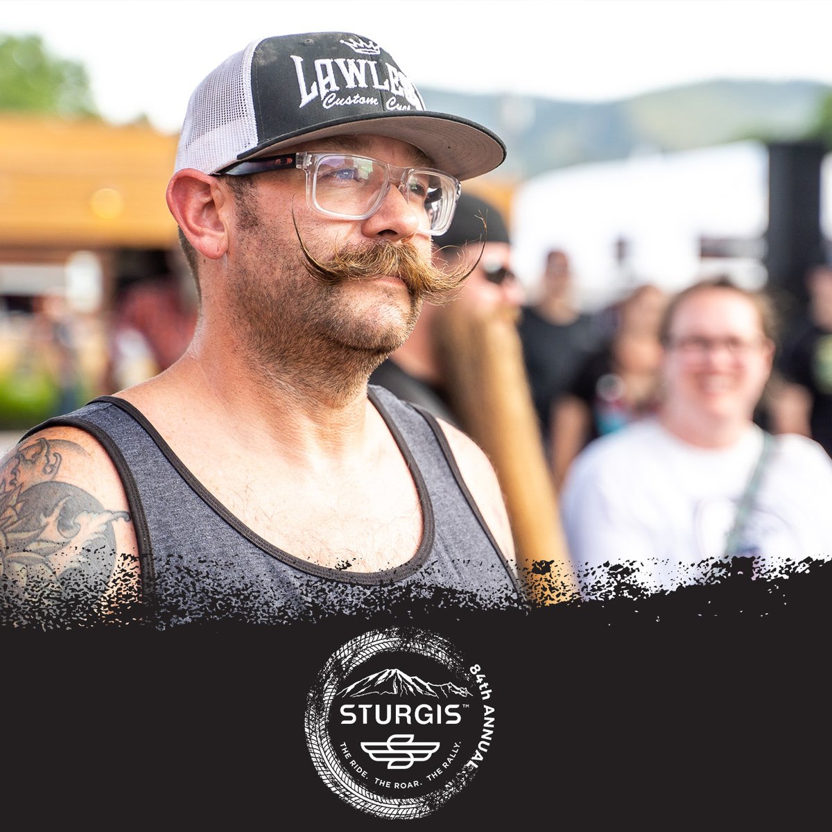 Now that's a stache 🥸 - #sturgis #sturgisrally