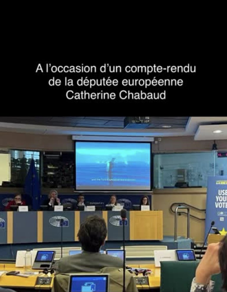 La science à bord de Persévérance mise en avant au parlement européen! Merci @CathChabaud et @PlanktonPlanet #science #voilier #perseverance #parlementeuropeen