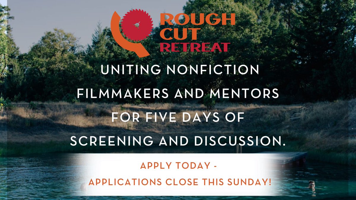 Have a film you're almost ready to share with the world? Share it with your fellow filmmakers first at Rough Cut Retreat! Only five filmmaking teams will be invited, & applications close this Sunday. Don't wait! 📍truefalse.org/rough-cut-retr…